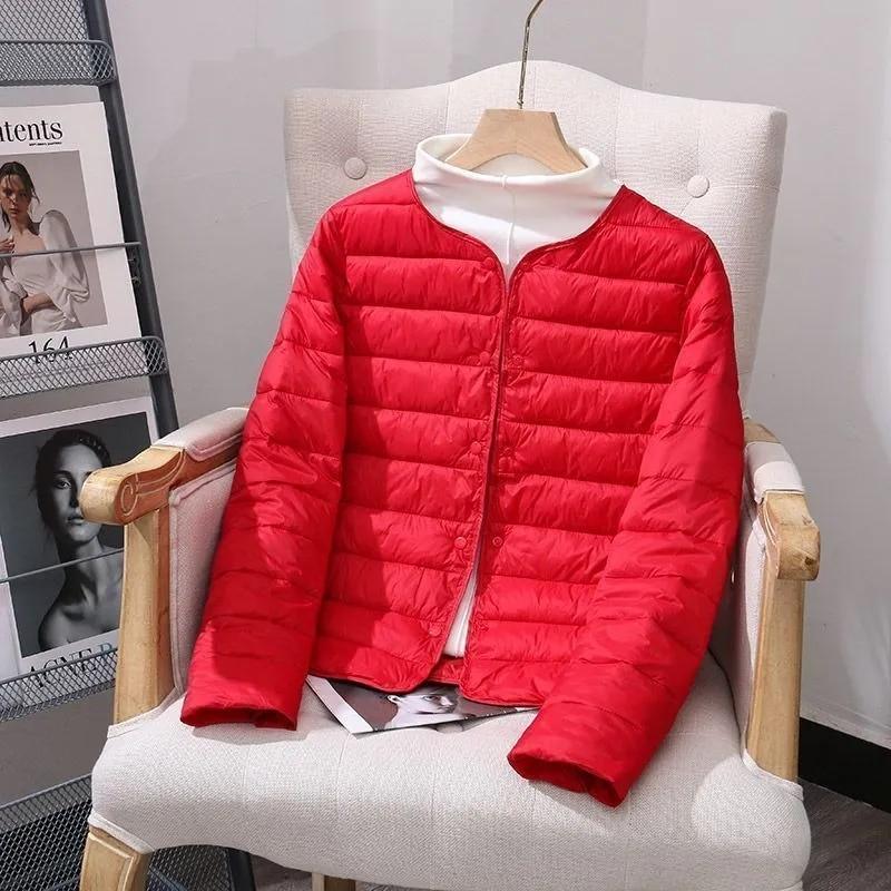 Women's Winter Plus Sizes Slim Warm Padded Jacket Light and Comfortable Short Tops Thin Loose Female Outerwear