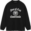 Essentials Heavy Long-Sleeve T-Shirt Black Men Tops 125HO242010F