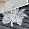 White Lace Mesh Sequin Embroidery Diy Accessories Children'S Wedding Dress Sweater Decoration Flower Cloth Sticker Clothing Accessories