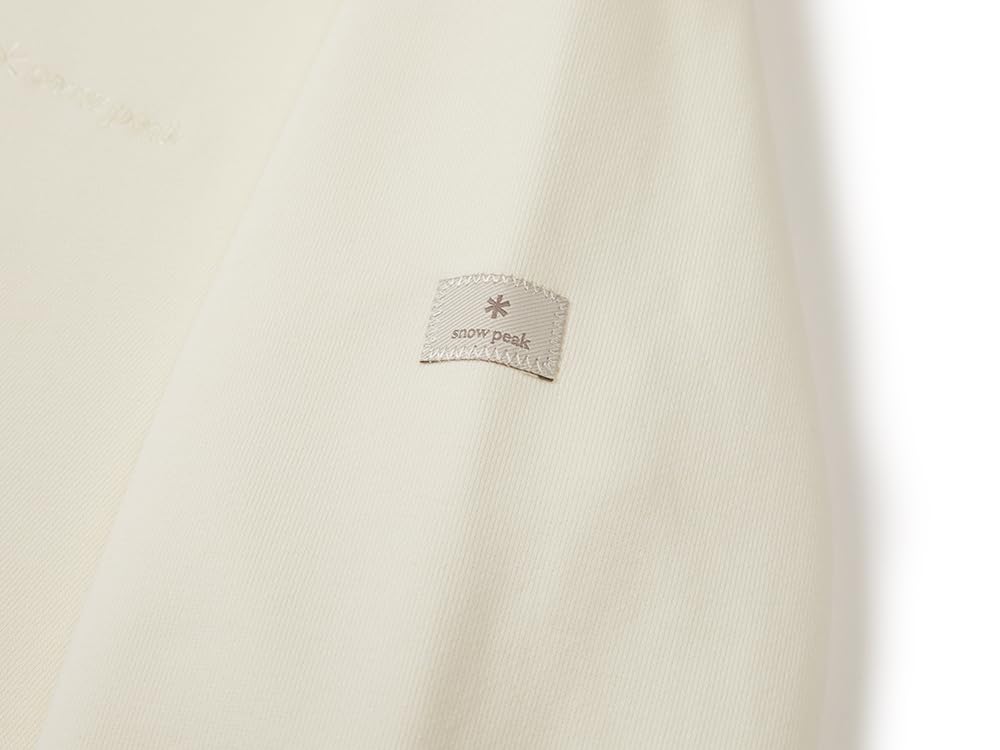 Snow Peak Land Sweatshirt Size S Women's GS-S25FWFHT61, Top, Sweatshirt, Men's/Women's, Cream,