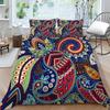 Богемный комплект постельного белья с богемным узором, пододеяльник, наволочка, 2/3 шт., ткань из микрофибры, полный размер, украшение для дома