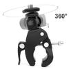 Quick Release Screw Clamp Bracket Bike Handlebar Mount 1/4 Tripod For Camera Dv
