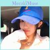 Chic Bear Blue Embroidered Baseball Hat For Women Ideal Spring Casual Fashion