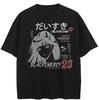 Streetwear Anime Graphic T-Shirt Cotton Tshirt Unisex Tops Tees Summer Short Sleeves T Shirt