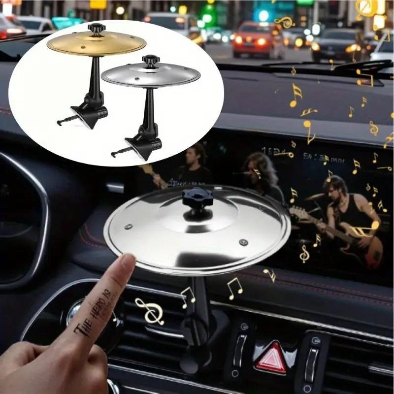 Car Cymbal Vent Decors Easy To Install Air Vent Ornament Perfect for Adding a Personal Touch To Any Vehicles Car Cymbal