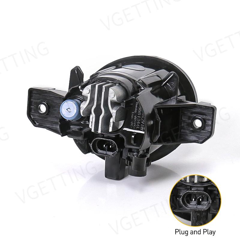 2Pcs Car Fog Lamps Front Bumper Daytime Running Lights DRL For Nissan X-Trail Altima Sylphy Almera QASHQAI March Pathfinder 12V