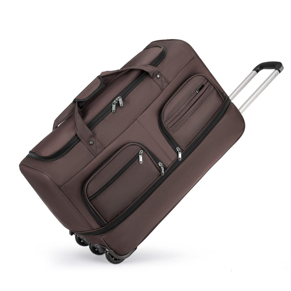 Increased Capacity Travel Bag Multi-function Folding and Expandable College Student Luggage Bag Long-distance Trolley Bag
