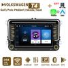 2Din Car Radio Android for Volkswagen Golf 5 6 Polo Passat B6 B7 Jetta Caddy Touran Universal Multimedia Carplay Navigation GPS 2+64GB