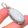 Rainbow Moonstone Handmade 925 Sterling Silver Gift Pendant 1.93" F0g94