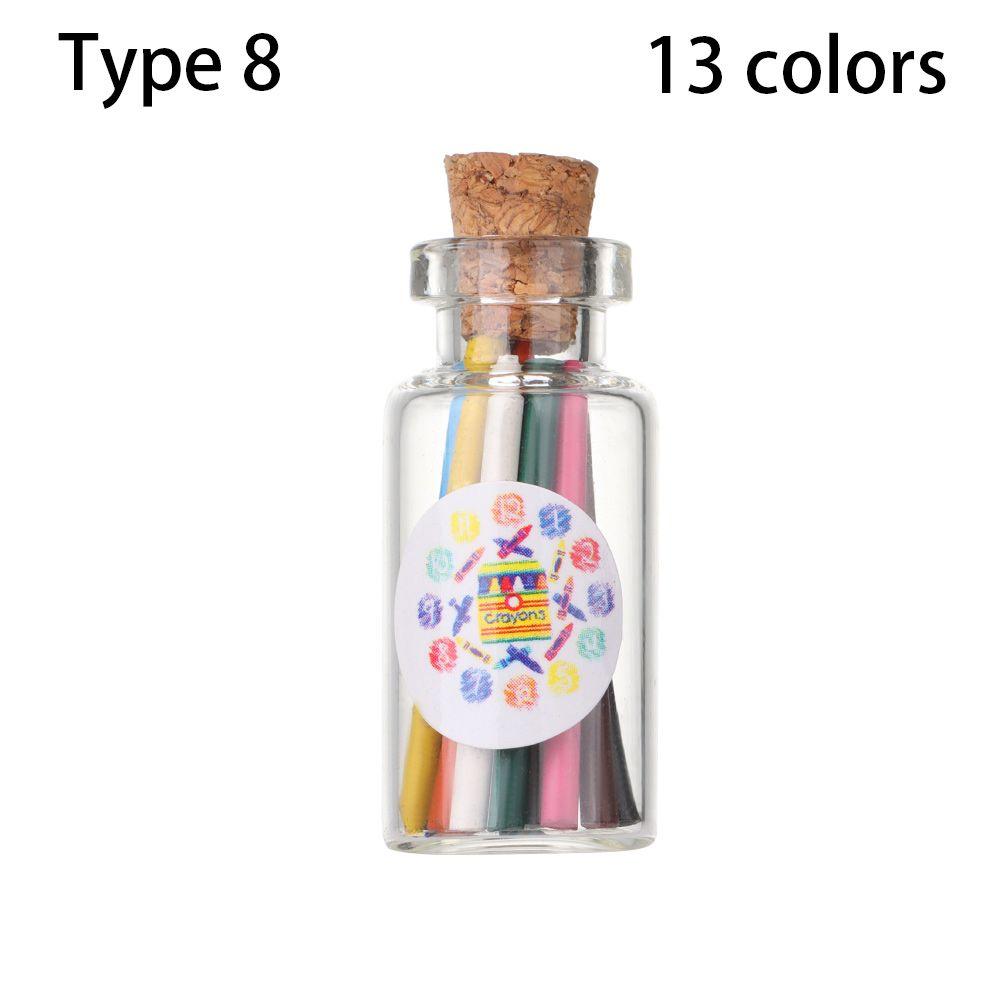 Painting Tools Miniature Color Pencil Dollhouse Decoration Doll Colorful Crayon Dolls Accessories