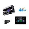 2K Dash Cam with 4G Remote Monitoring, WiFi, GPS, Voice Intercom, Night Vision, Parking Mode, Dual Cameras