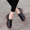 Fashion New  Women Flat Oxford Shoes Soft Leather Sneakers Low Medium Heeels Pumps Slip On Loafers Summer Footwear for Woman Zapatos
