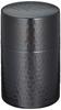 Shinko Metal Tea Caddy Black Copper Finish Medium Pure Copper Black Copper Finish Hammered Tea Caddy (Capacity 150g) BC-106