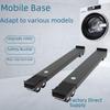 Adjustable Mobile Base with Wheels for Appliances and Furniture