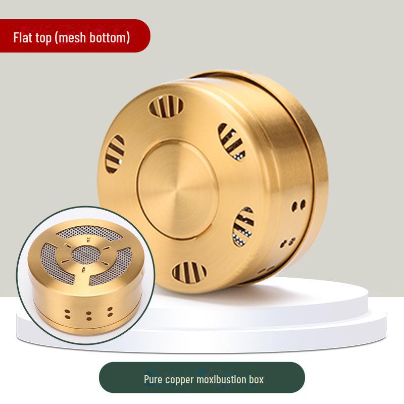 Adjustable Pure Copper Moxibustion Box - Portable, Thickened, and Massage-Ready