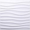 ISL 3D Wall Panel of Flame Wave 30cm X 30cm Set of 30 (made PVC, Retardant) (Small)