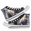 Bungo Stray Dogs Shoes Canvas Shoes Casual Comfortable Men and Women College Anime Cartoon Students High Help Cosplay Cos