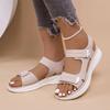 Fashion New Elegant Women Leather Sandals Women's Sport Style Lightweight Plus Size Slippers Women Sandals Plus Size 36-43