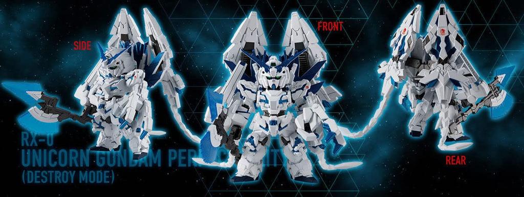 FW GUNDAM CONVERGE CORE Unicorn Gundam Perfectibility Mobile Suit Gundam UC (Destroy Mode)