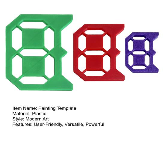 Digital Painting Template Set Plastic Number Stencil for Artists DIY Crafts And Home Decor Versatile Drawing Tools