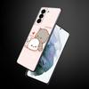 Funny Cartoon Cat Phone Case For Samsung Galaxy S22 Pro S21 S20 Ultra FE S10 Lite 5G S10E S9 S8 Plus Soft TPU Black Cover