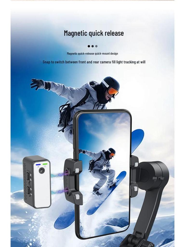 F11 Умный AI 3-осевой ручной стабилизатор для телефонов с отслеживанием лица и стабилизацией для видео TikTok