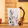 Creative Music Violin Style Guitar Ceramic Mug Coffee Tea Milk Cups with Handle Coffee Mug Gifts