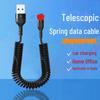 iPhone Retractable Charging Cable: Compatible with iPhone 11/14/12/8Plus/7/6s, Spring-Loaded Apple Data Cord