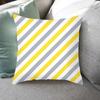 45x45cm Fashion Yellow Geometric Printing Pillowcase Sofa Hotel Office Seat Lumbar Cushion  Cover Home Decoration