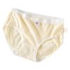 High School Student Panties Seamless Mid Waist High Elasticity Hollow Out Good Breathability Solid Color Slim Fit Thin
