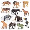 12Pcs Animal Figure Model Jungle Animal Toy Set Artificial Wild Animal Learning Forest Animals Toys