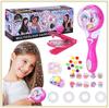 Electric Braider & Rhinestone Applicator DIY Pretend Play Set for Girls
