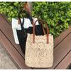 New Summer Korean Lace Elegant Women Tote Shopping Female Bags Lady Handbag Female Beach Bag
