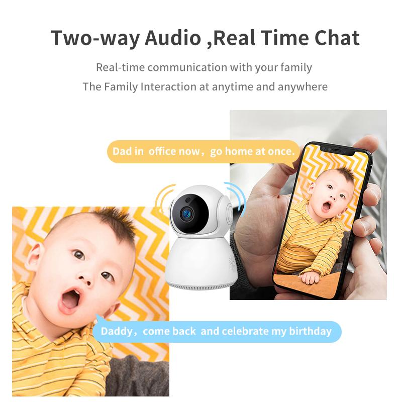 V380 Wireless Home Security Indoor Baby Camera 1080P Wifi Smart Net IP Baby Camera CCTV Camera Q7