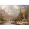 Europe Retro Landscape Christmas Snow Scene Canvas Painting Prints Paris London Posters Print for Living Room Home Decor No Frame