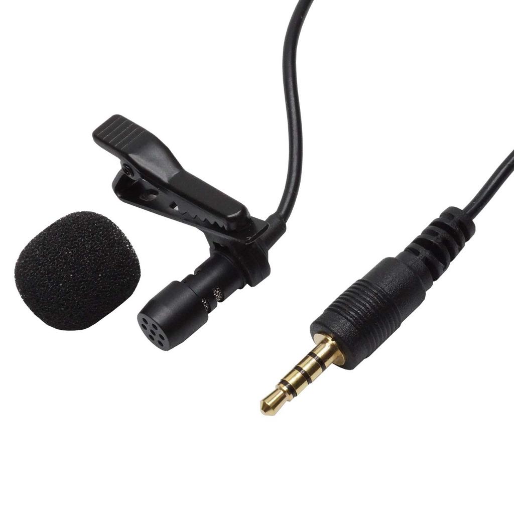 Prendre Condenser Microphone Omnidirectional Pin Microphone Mini Microphone Clip Storage Bag Android Smartphone 4-pole 3.5mm PR-PINMIC35
