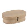 Odate Kogei Akita Cedar Bentwood Lunch Box (Oval Bento - Small) - Made In Japan, Urethane Coating, Traditional Craft, Japanese Souvenir