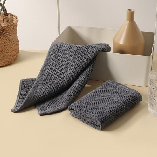 Honeycomb Structured Dish Towel Absorbent Cotton Easy To Use Cleaning Pad for Bar