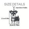 Exquisite And Cute Schnauzer Dog Pendant Necklace For Women Elegant Pet Puppy Jewelry Animal Accessories Dog Lovers Gift