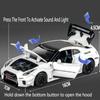 1/32 Nissan GTR CSR2 Skyline Ares Alloy Car Model Diecast Metal Toy Vehicles High Simulation Pull Back Collection Kids Toys Gift