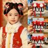 Bow Tassels Children's New Year Hairpin Ancient Style Girls Hanfu Headwear  Kids