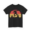 Snowboarding Shirt, Snowboarder Silhouette Winter Sports Fans Sunset T-shirt