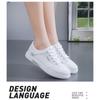 Весенние новые белые туфли для женщин корейской версии универсальные студенческие туфли на плоской подошве женская повседневная спортивная обувь