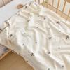 GPPNKC Forest Bear Baby Bubble Gauze Nap Blanket