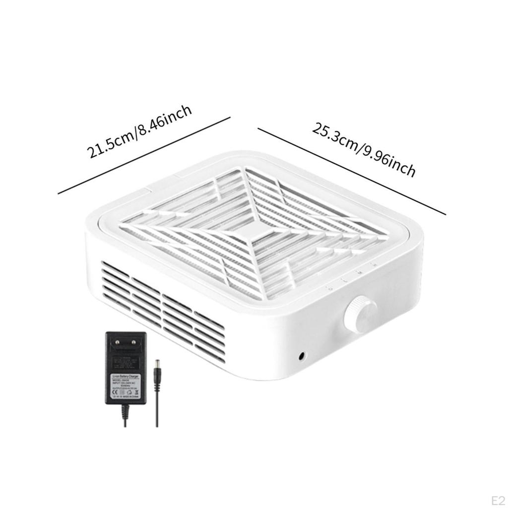 Nail Dust Vacuum Cleaner Professional 120W Fan Extractor Collector