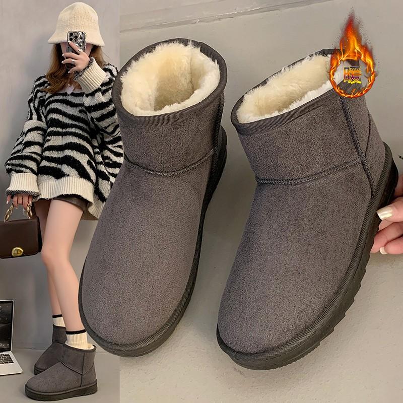 Fashion New Winter Snow Woman Boots Winter Fashion Snow Cotton Plus Velvet Thickened Anti-slip Warm Female Platform Shoes for Women