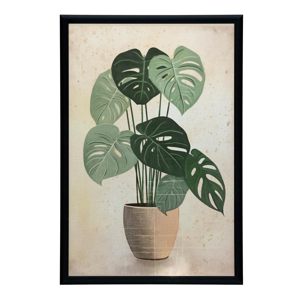 Monstera In a Pot Monstera In a Pot, 30X40 Cm, Frameless, Matte Paper 230 Gsm