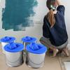 Collapsible Paint Can Lid with Pouring Spout Leak Resistant Mess-Free Foldable Gallon Paint Can Lid Cover
