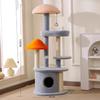 Compact Cross-Border Cat Climbing Frame: Large Cat Tree with Integrated Cat Nest, Space-Saving Design, Foreign Style