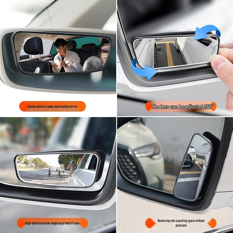 360° Ultra-Clear Round Blind Spot Rearview Mirror